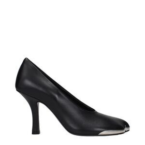 Burberry Black Leather High Heel Women's Pumps
